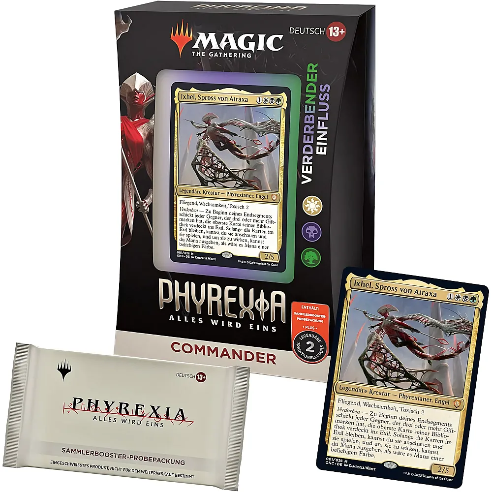 Magic The Gathering Phyrexia:Alles wird eins Commander-Deck - Verderbender Einfluss - Deutsch