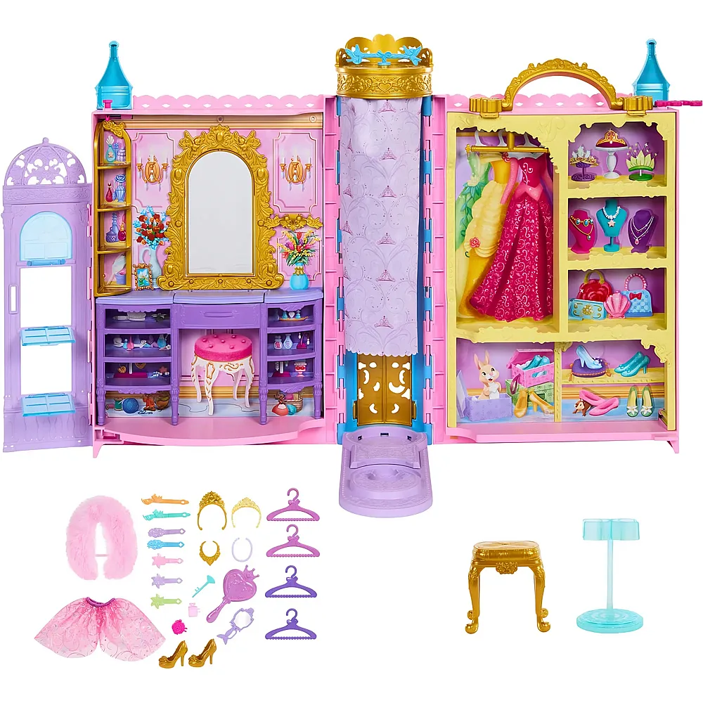 Mattel Disney Princess Prinzessin-Schrankspielset