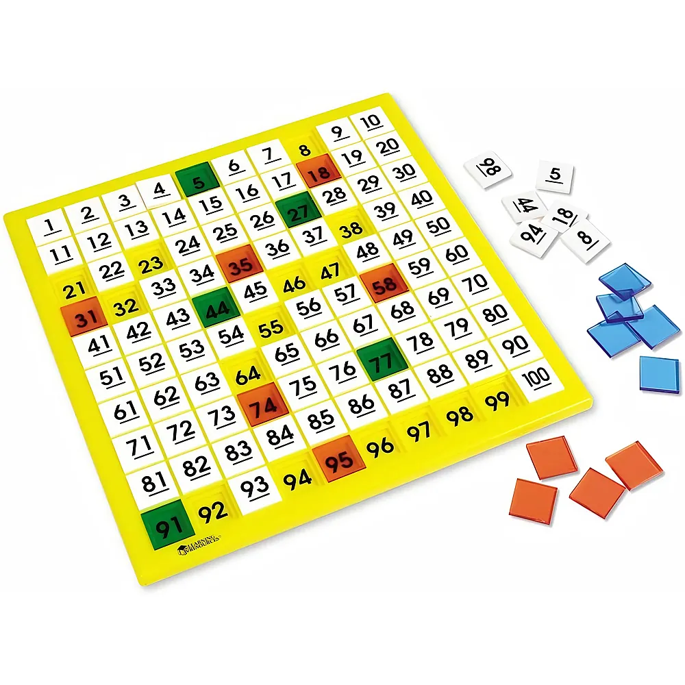 Learning Resources Hunderter-Zahlenbrett