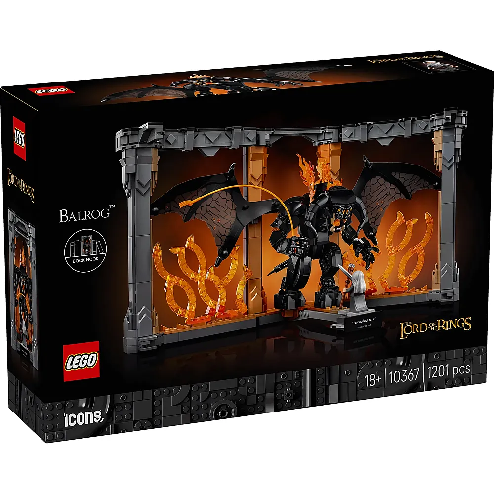 LEGO Icons Der Herr der Ringe: Balrog B�cherst�tze 10367