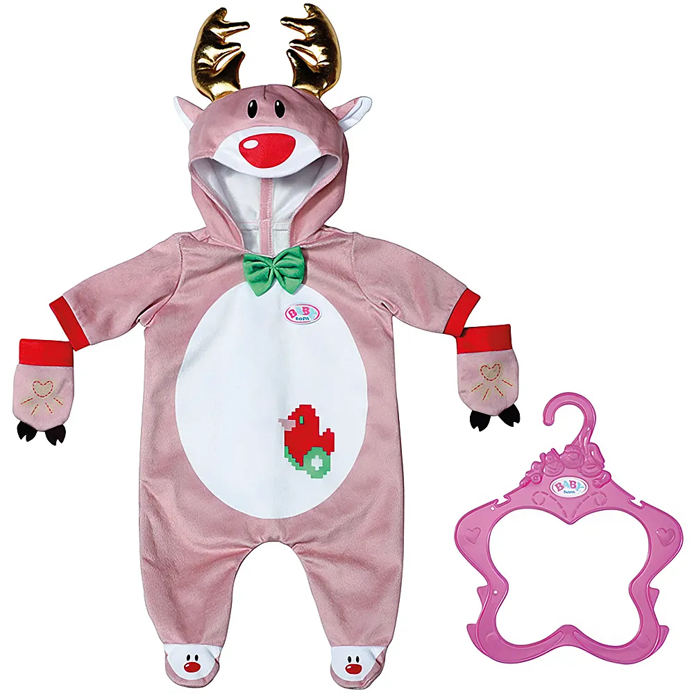 Zapf Creation Baby Born Rentier Einteiler - 43 cm - Puppenkleider
