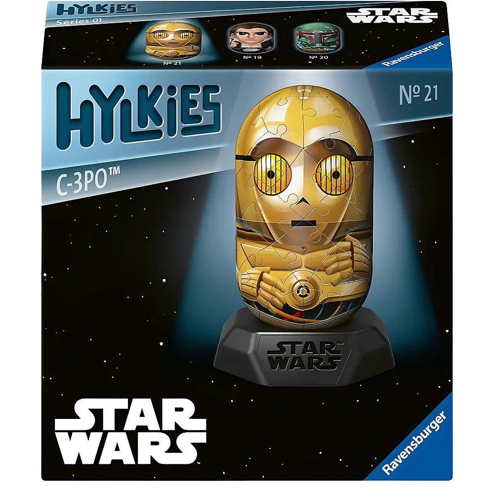 Ravensburger Puzzle Hylkies Star Wars 3D C-3PO - 54 Teile