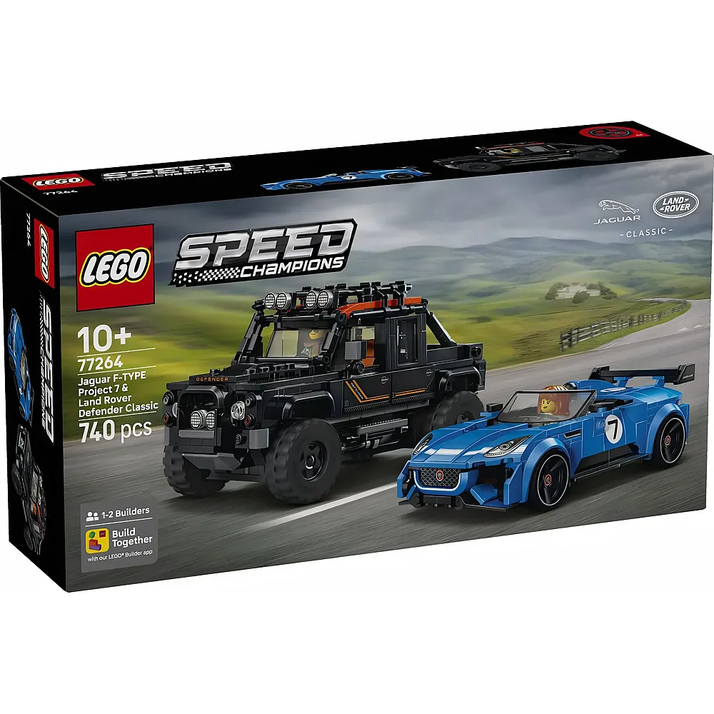 LEGO Speed Champions Jaguar Project 7 & Land Rover Defender 77264