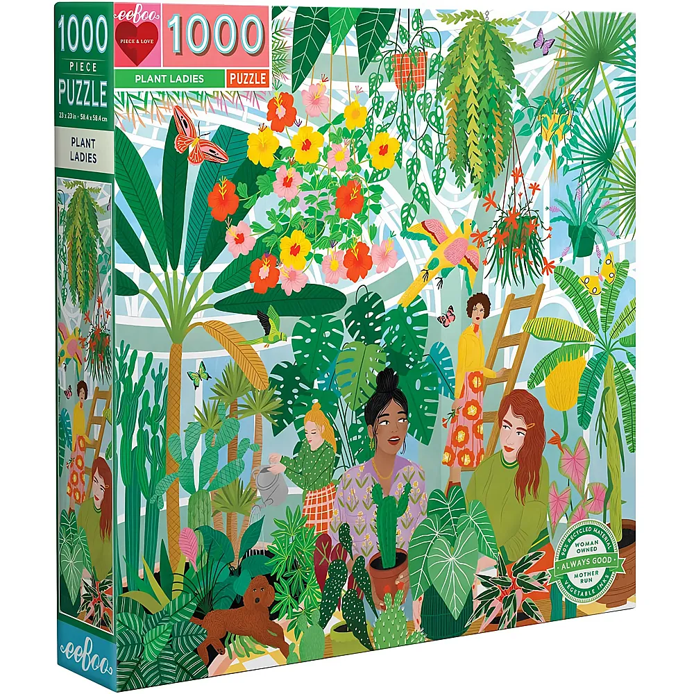 eeBoo Puzzle Plant Ladies 1000Teile | Puzzle 1000 Teile