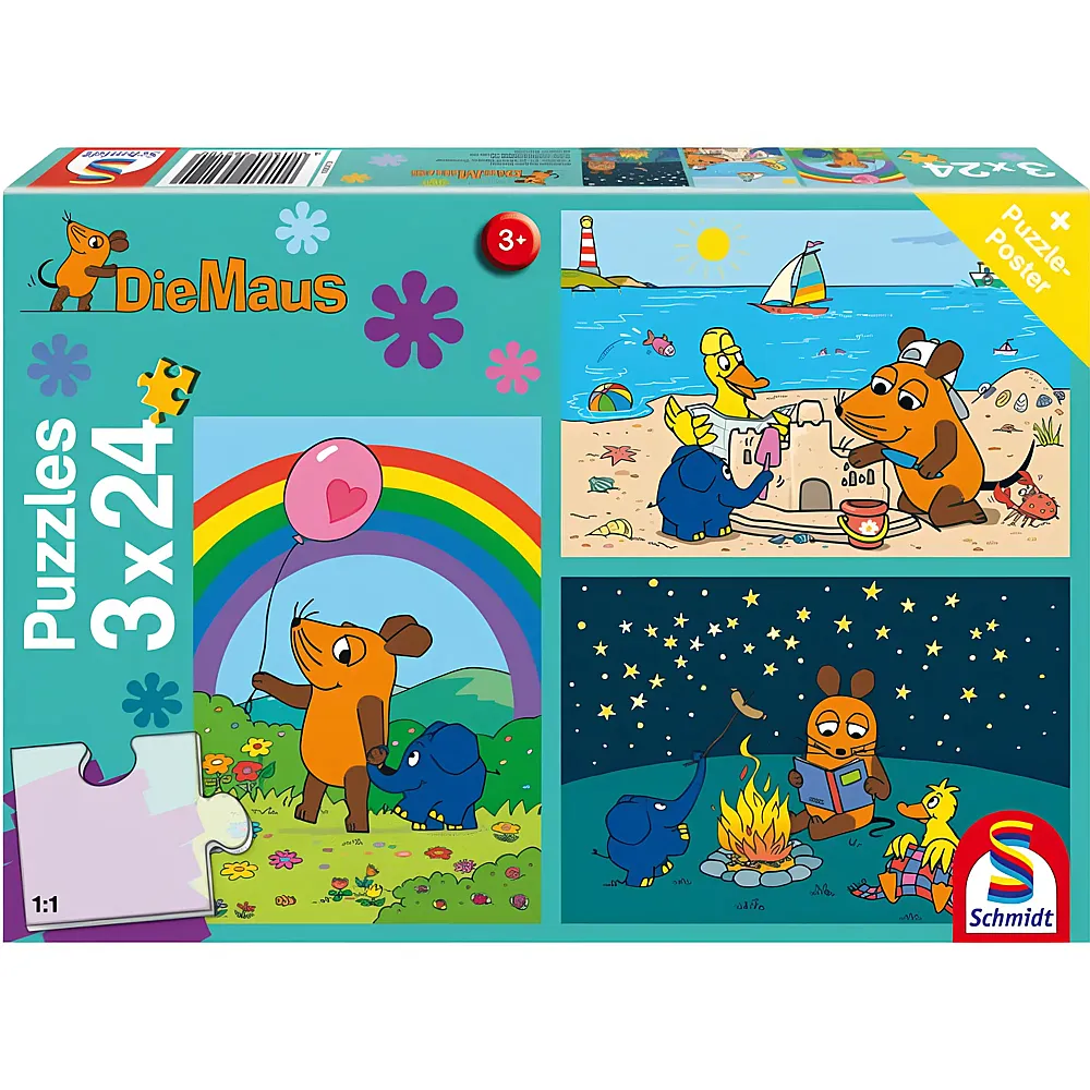 Schmidt Puzzle Die Maus Gute Freunde 24Teile