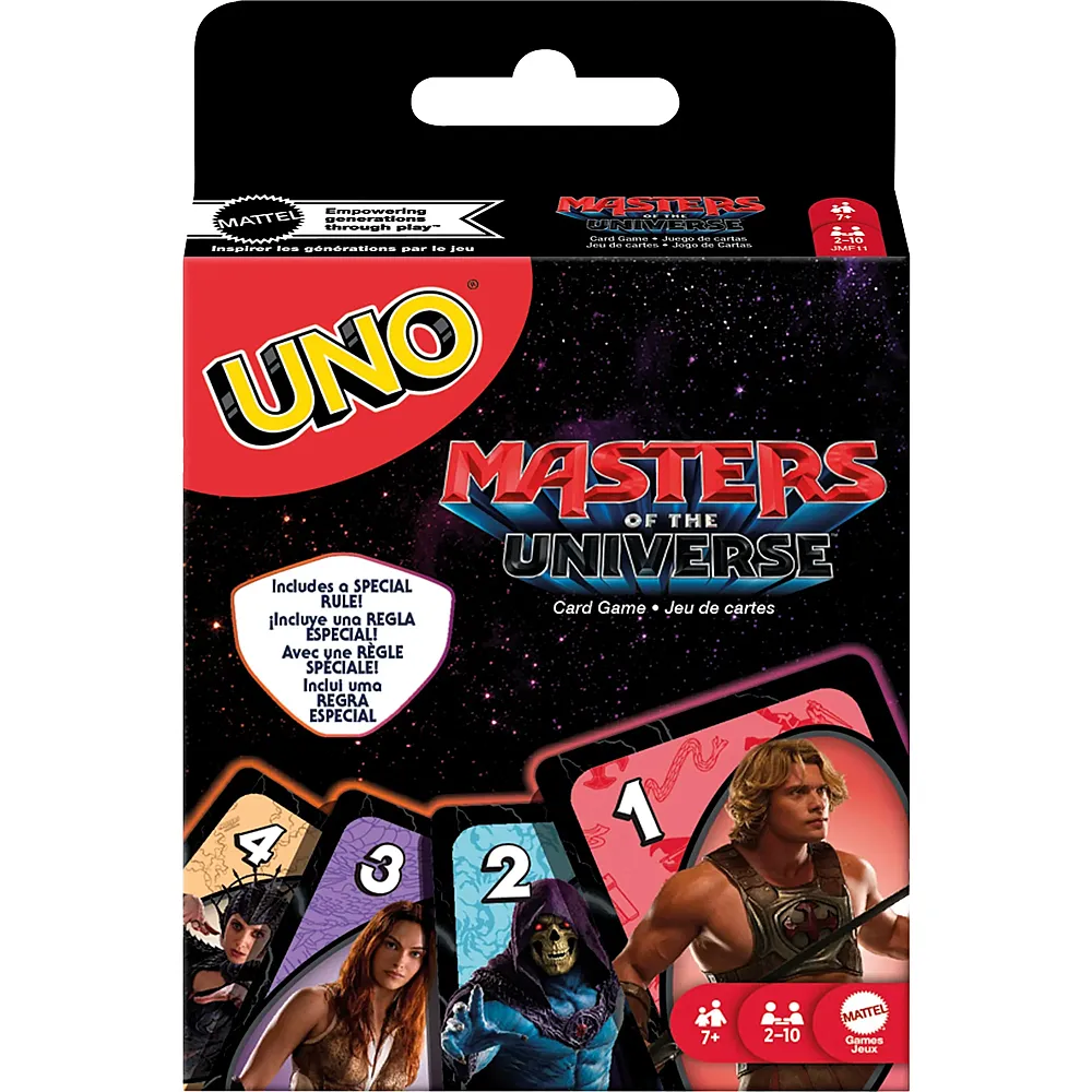 Mattel Games UNO Masters of the Universe - Mehrsprachig