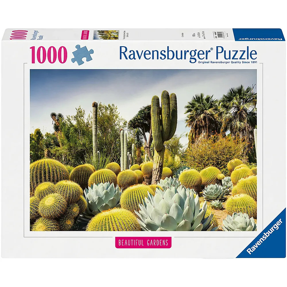 Ravensburger Puzzle Beautiful Gardens Huntington Desert 1000Teile