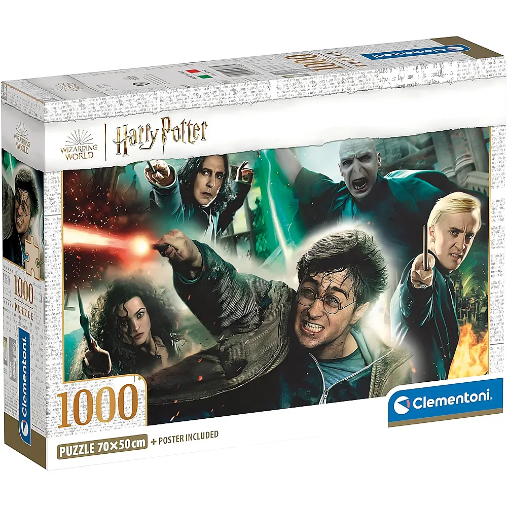 Clementoni Puzzle Harry Potter Compact - 1000 Teile