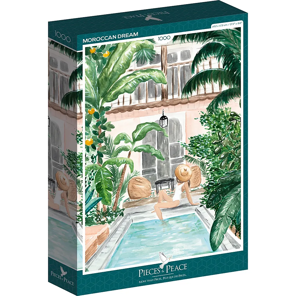 Pieces & Peace Puzzle Marokkanischer Traum - 1000 Teile