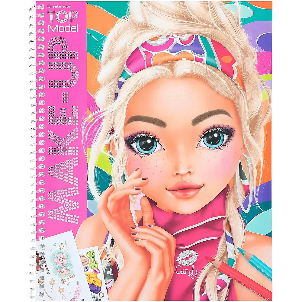 Depesche Stickerbuch Make-Up Top Model