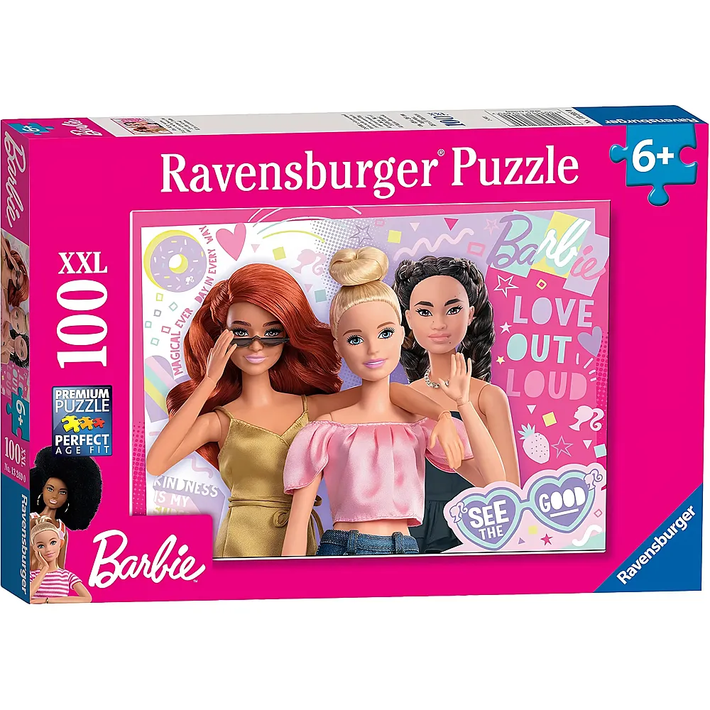 meinspielzeug Ravensburger Puzzle Barbie 100Teile Puzzle 10