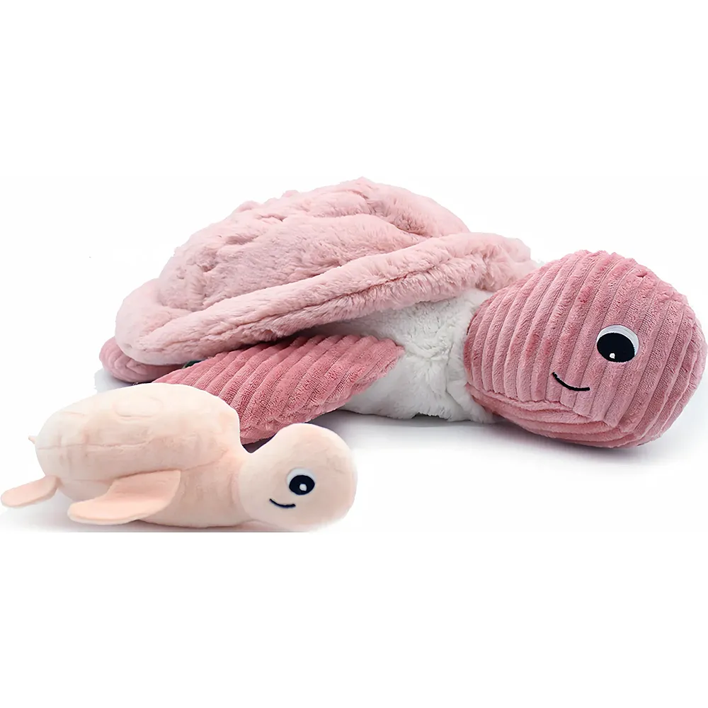 Les D�glingos Sauvenou die Schildkr�ten-Mama mit Baby - 48 cm