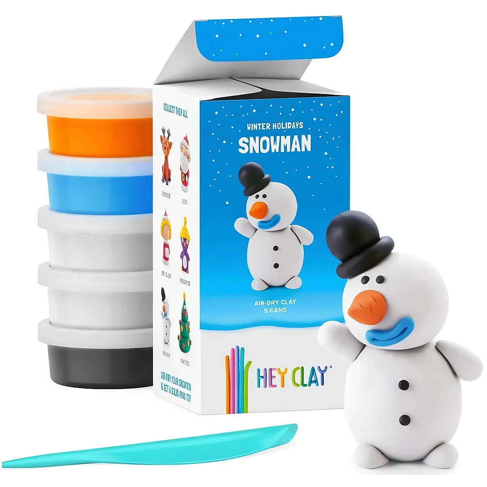 Hey Clay Winterzeit Schneemann - 75 g