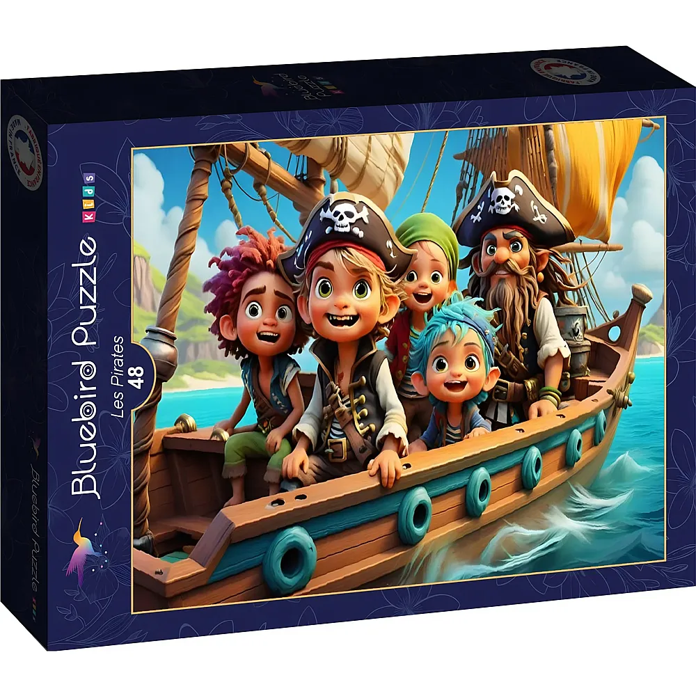 Bluebird Puzzle Les Pirates - 48 Teile