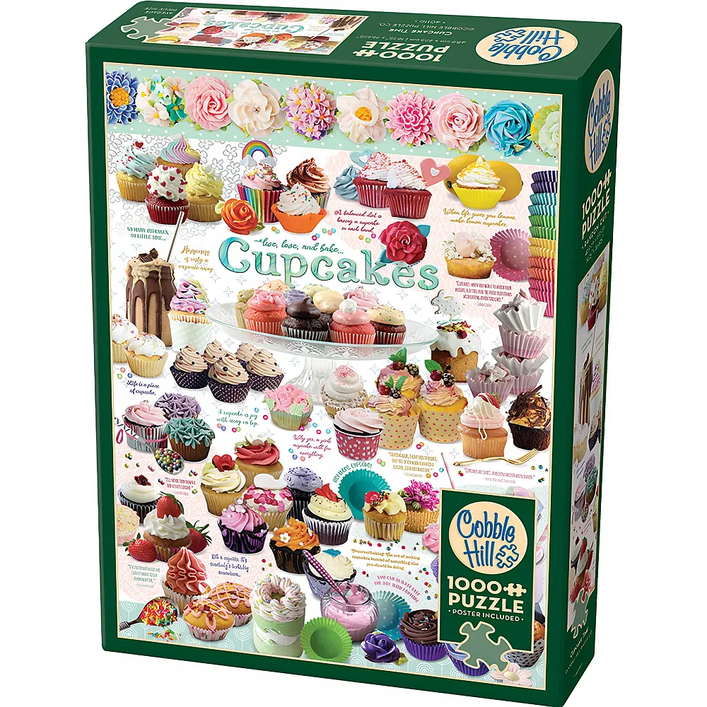 Cobble Hill Puzzle Cupcake-Zeit - Random Cut - 1000 Teile