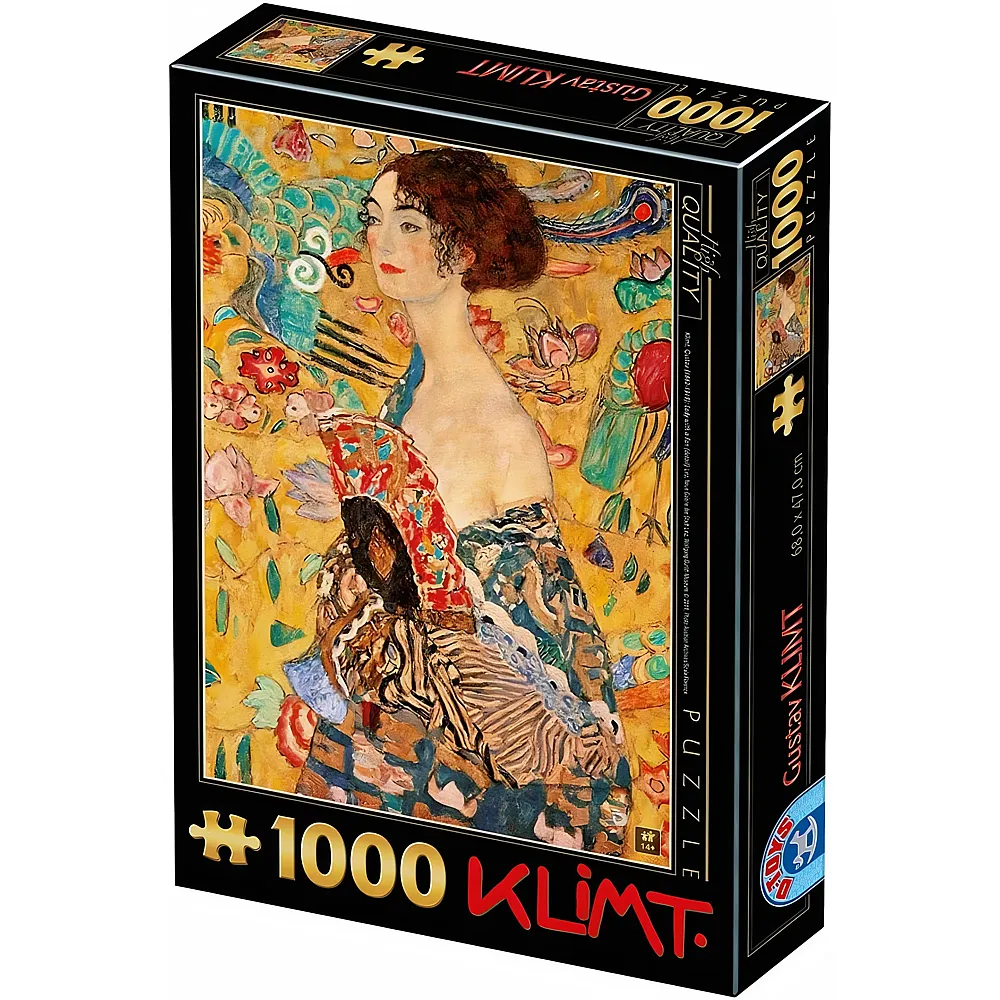 meinspielzeug - DToys Puzzle Frau mit F�cher 1000Teile | Puzzle 1000 Teile
