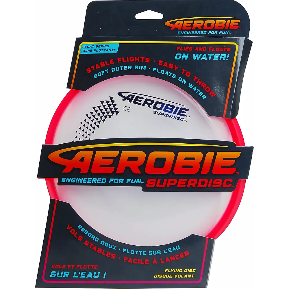 Aerobie Superdisc ass. 4-fach ass.,  24.5 cm, weicher - Suche