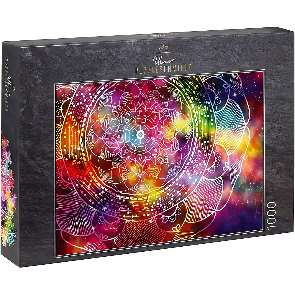 Ulmer Puzzleschmiede Buntes Mandala - 1000 Teile