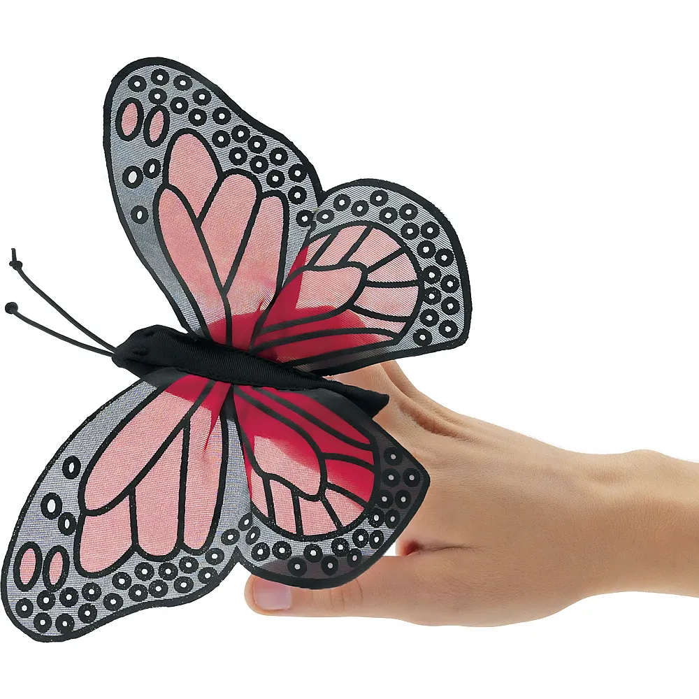 meinspielzeug - Folkmanis Fingerpuppe Monarch-Schmetterling 10cm | Fingerpuppen