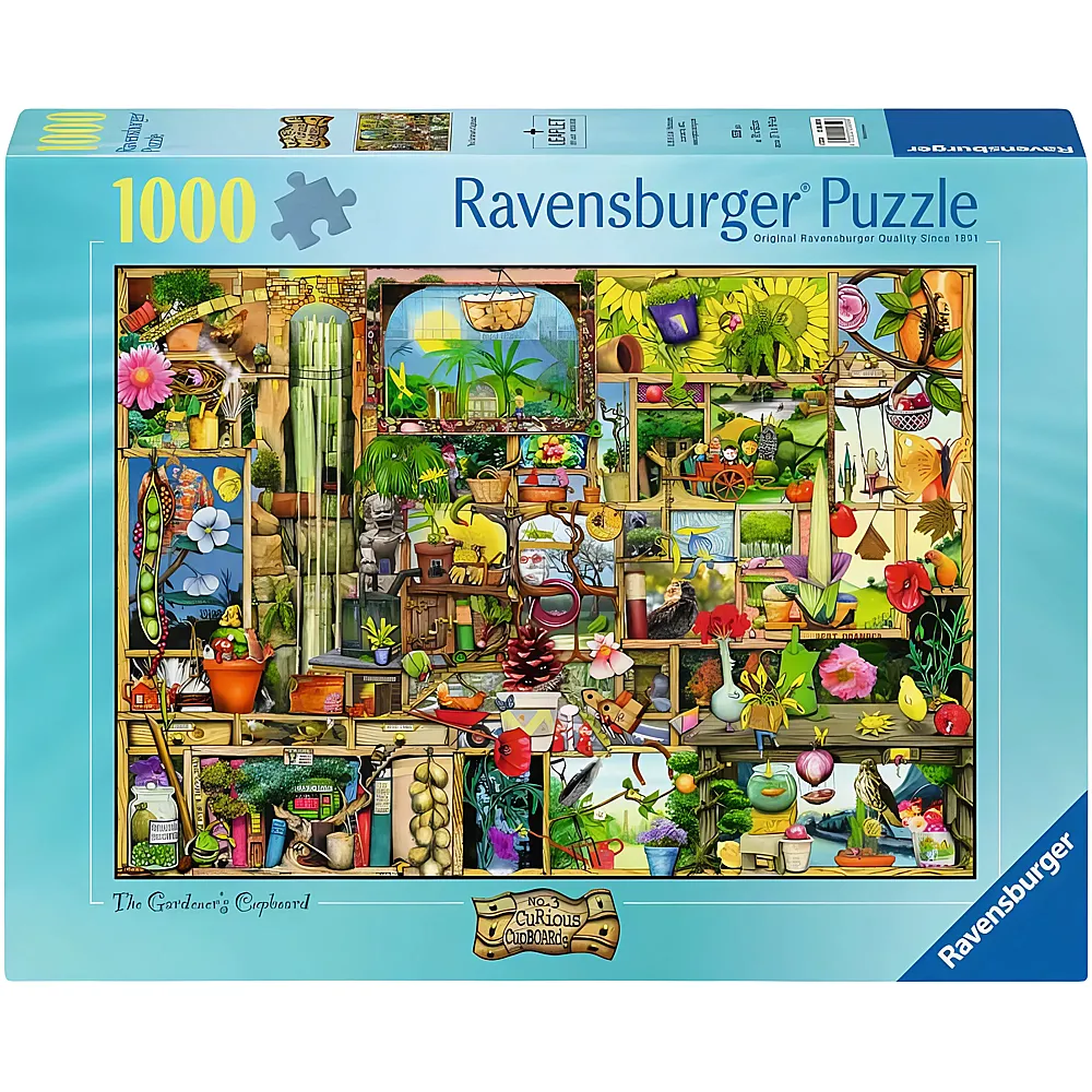 Ravensburger Puzzle Grandioses Gartenregal - 1000 Teile