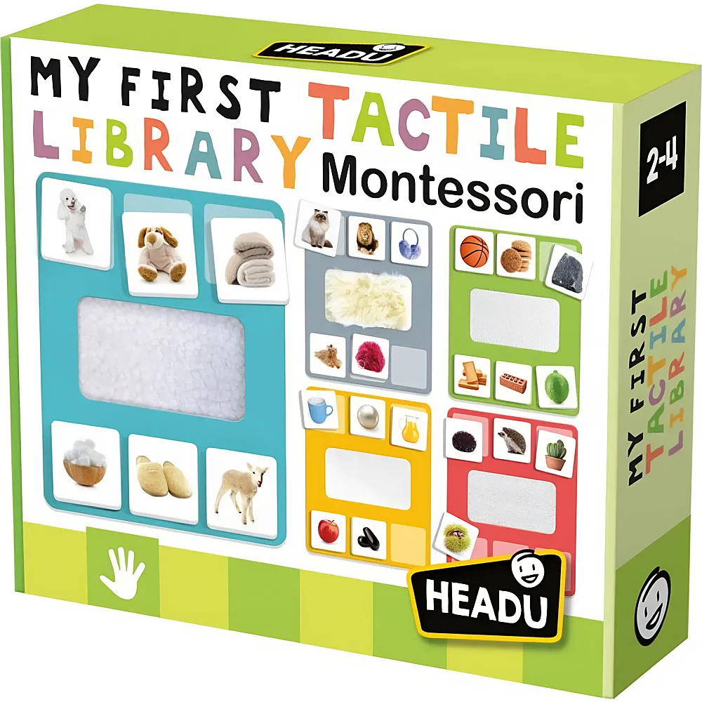 Headu Meine erste F�hl-Bibliothek Montessori