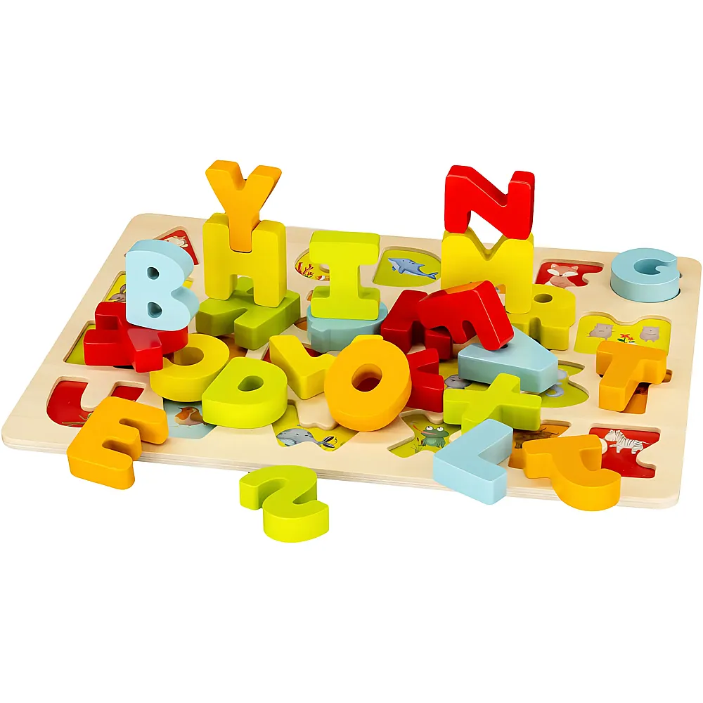 Spielmaus Puzzle Alphabet - 26 Teile - Holzpuzzle