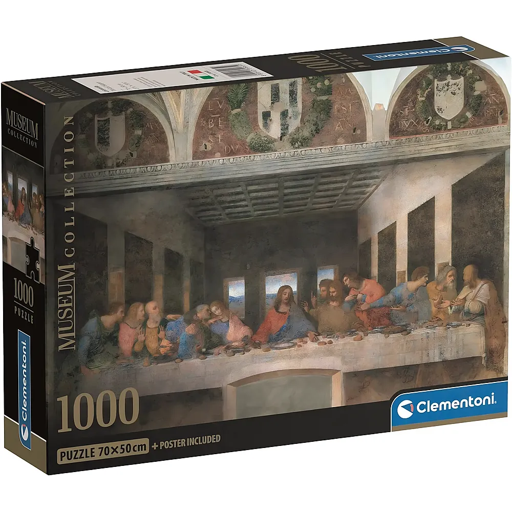 Clementoni Puzzle Museum Collection Das letzte Abendmahl 1000Teile