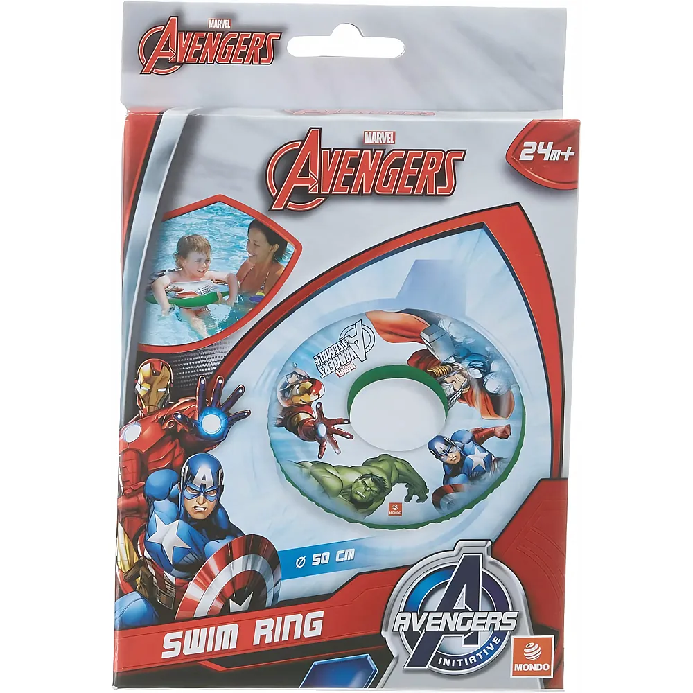 meinspielzeug - Mondo Avengers Schwimmring -  50 cm | Wasserspielzeug