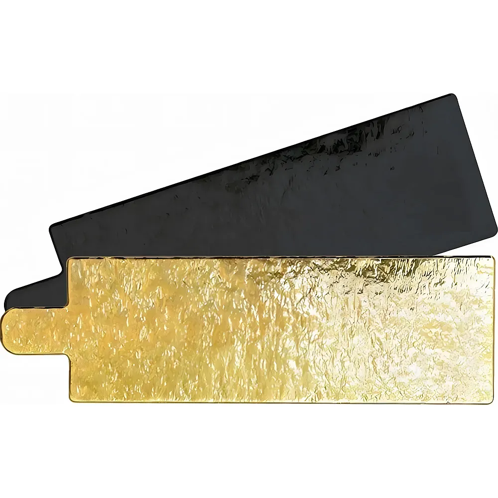 ScrapCooking Tortenunterlagen Rechteck Gold/Schwarz - 10 Teile