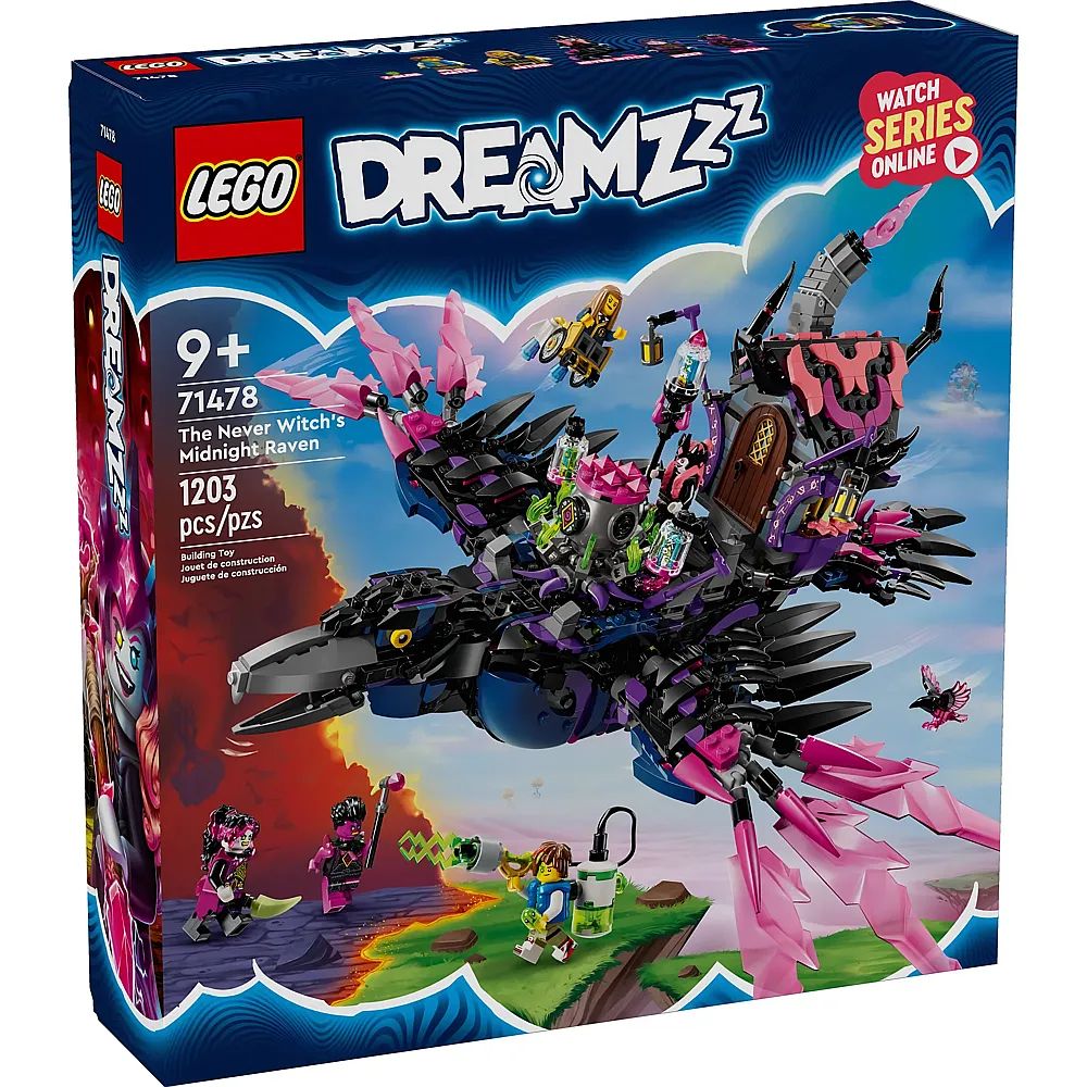 LEGO DREAMZzz Der Mitternachtsrabe der Nimmerhexe 71478