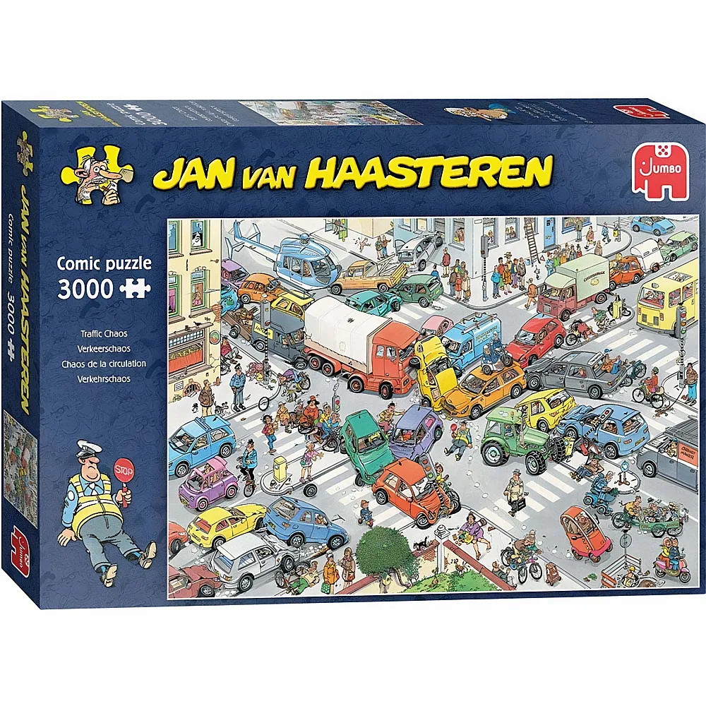 Jumbo Puzzle Jan van Haasteren Verkehrschaos 3000Teile