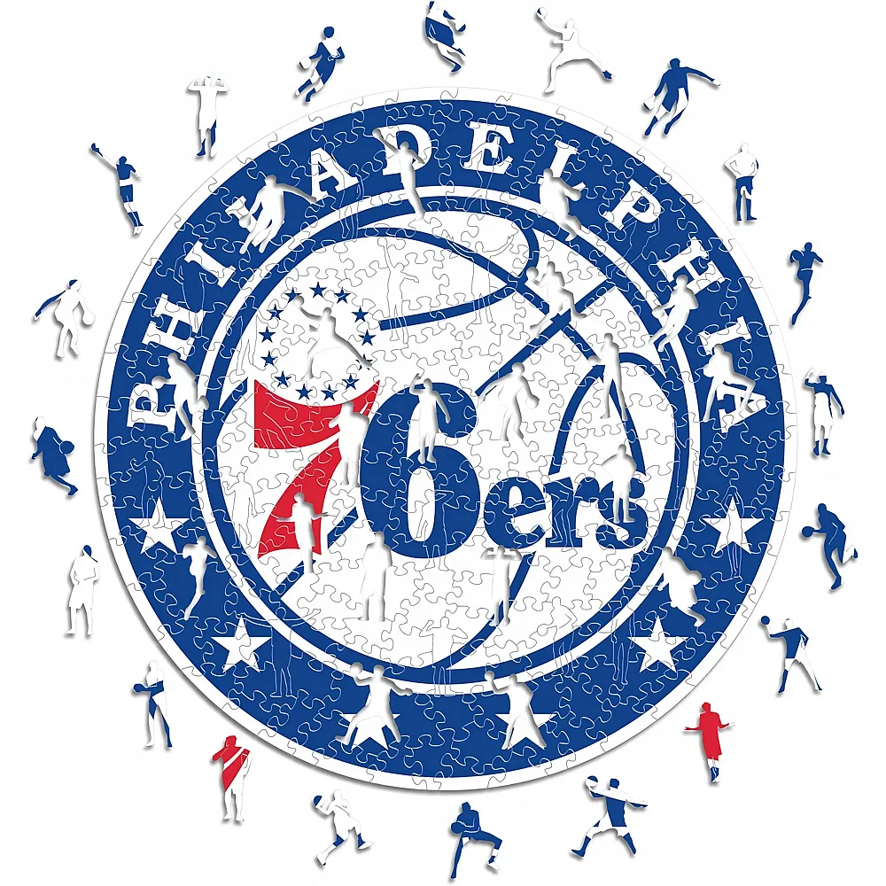 Iconic Puzzle NBA Philadelphia 76ers Logo 150Teile