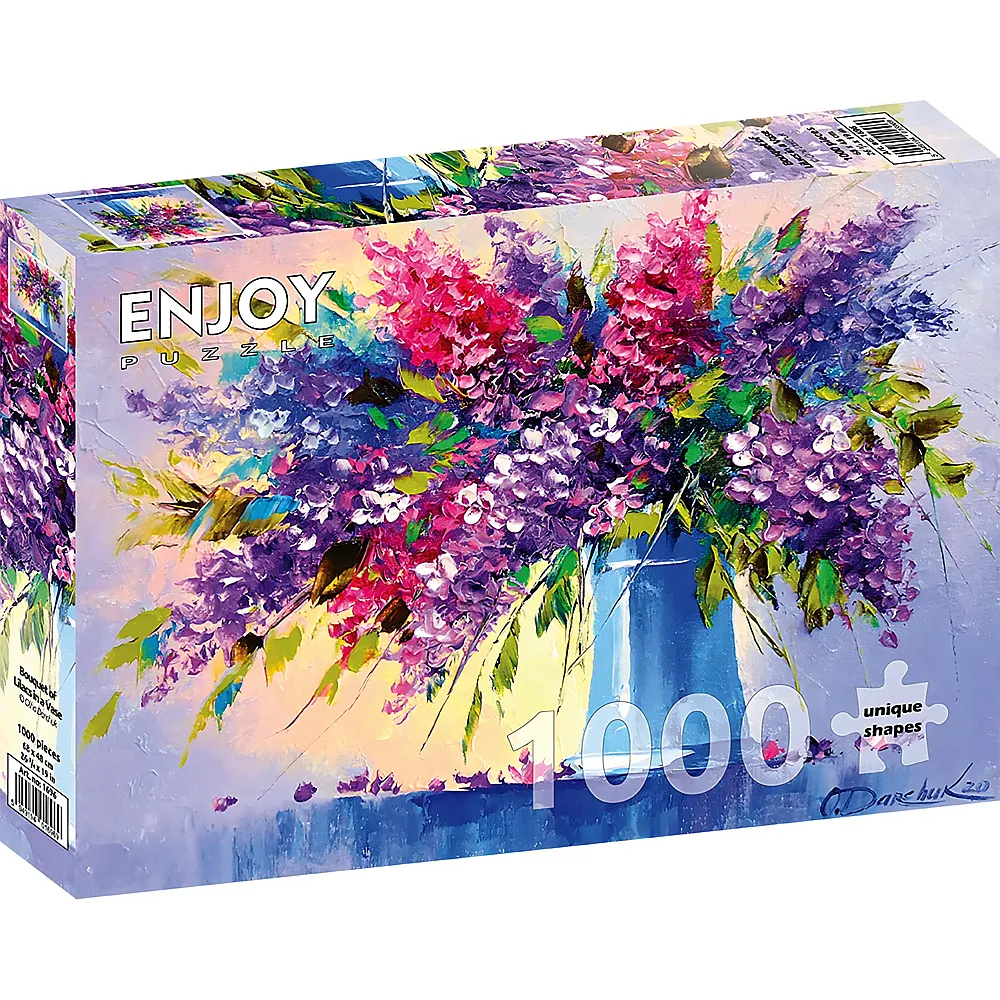 Enjoy Puzzle Fliederstrauss in einer Vase - 1000 Teile