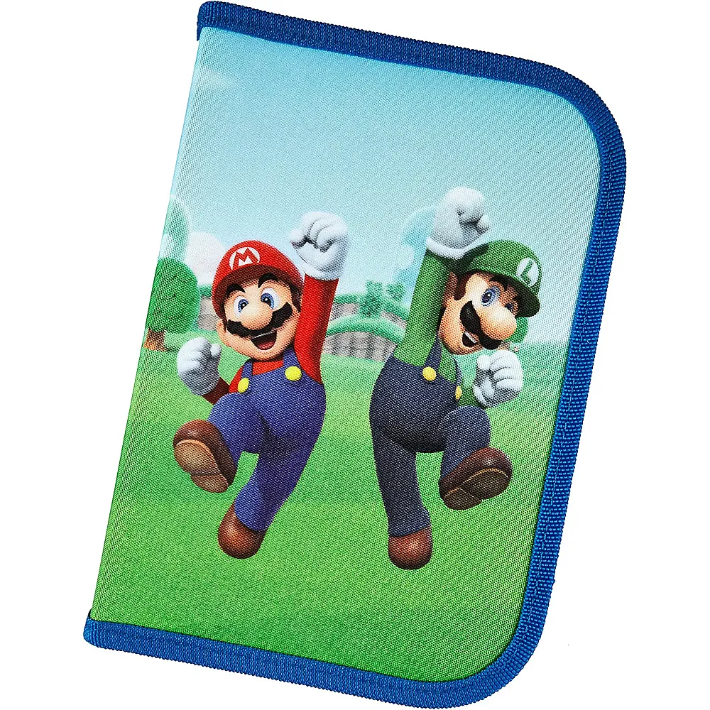 Undercover Super Mario Etui mit Buntstifte, Filzstifte, Bleistift, Radierer