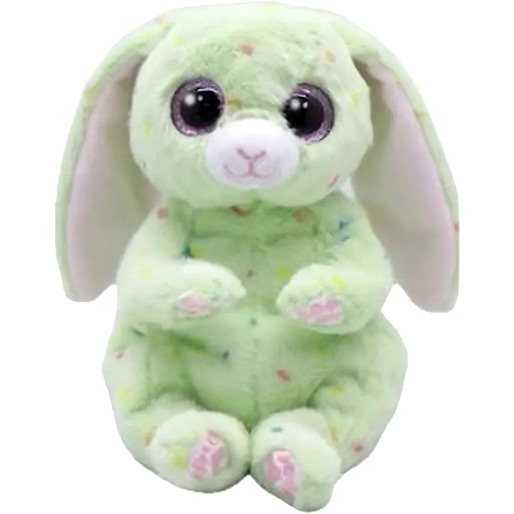 meinspielzeug - Ty Beanie Bellies Fern der gr�ne Osterhase mit Glitzeraugen 20cm | Hasen Pl�sch