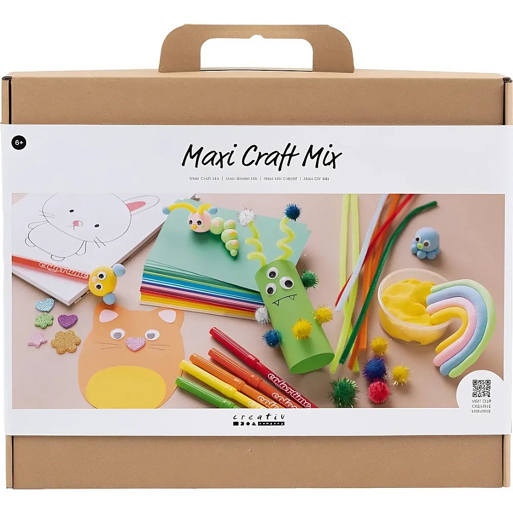 Creativ Company Bastelset Maxi Bastel Mix | Bastelsets