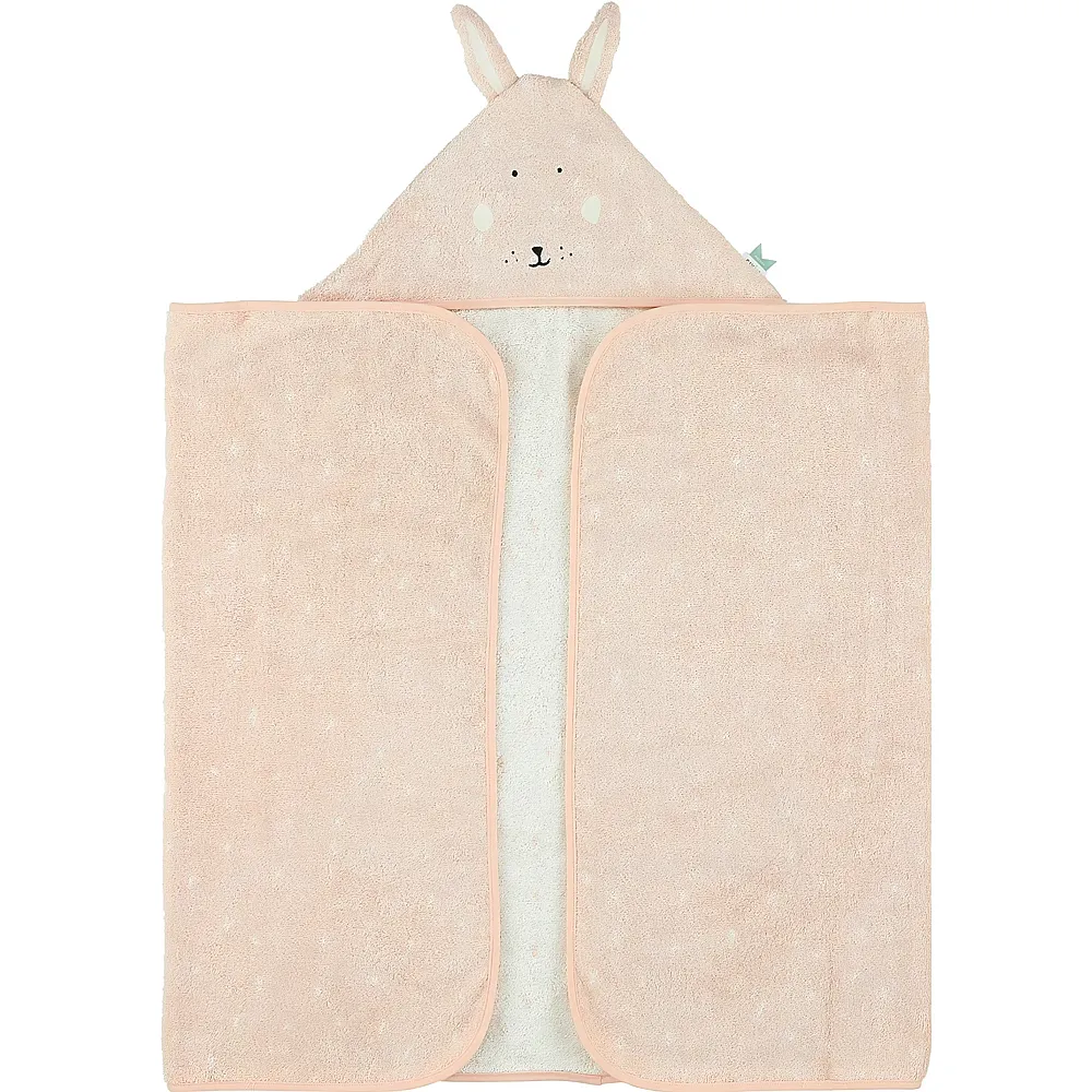meinspielzeug - Trixie Kapuzenbadetuch Hase 70x130cm | Badespielzeug