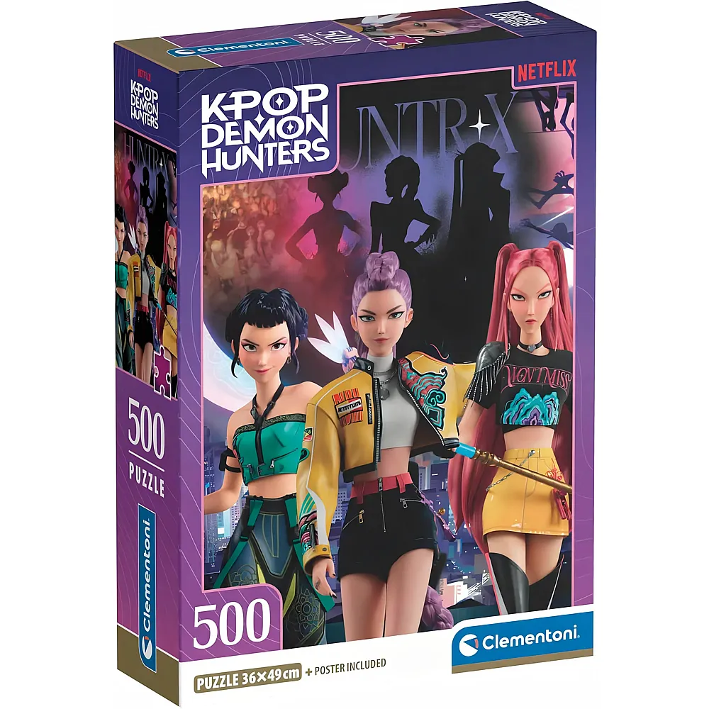 Clementoni Puzzle KPop Demon Hunters - 500 Teile