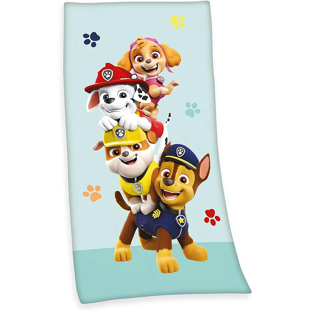 meinspielzeug - Herding Paw Patrol - Badetuch Velours 75x150cm | Badespielzeug