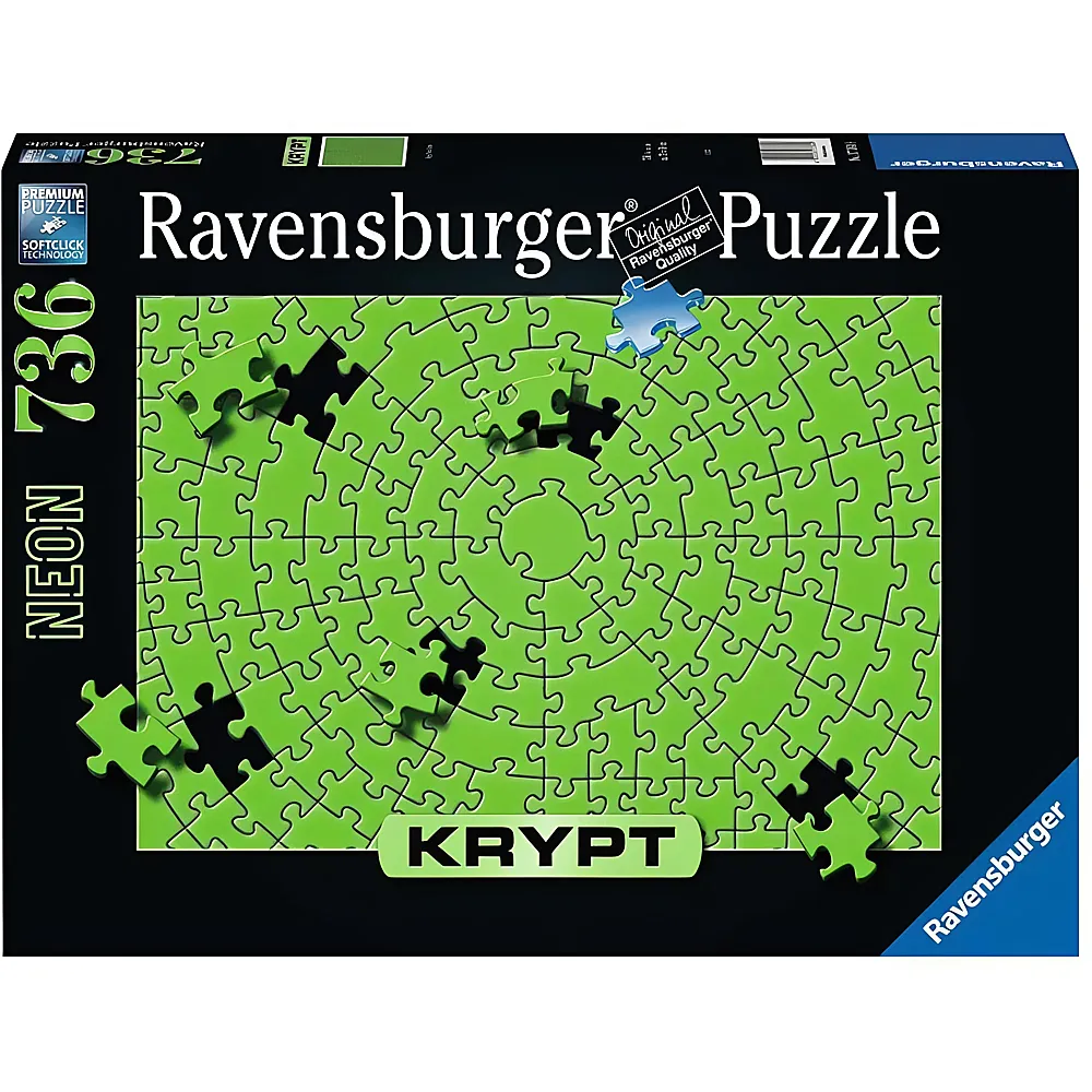 Ravensburger Puzzle Krypt Neon Green 736Teile