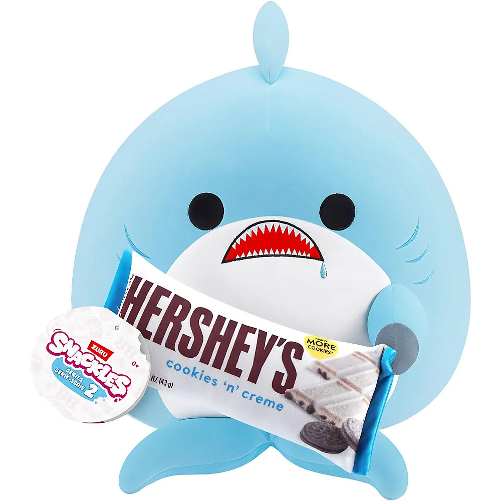 Zuru Snackles Shark Hershey Cookie n Cream 40cm