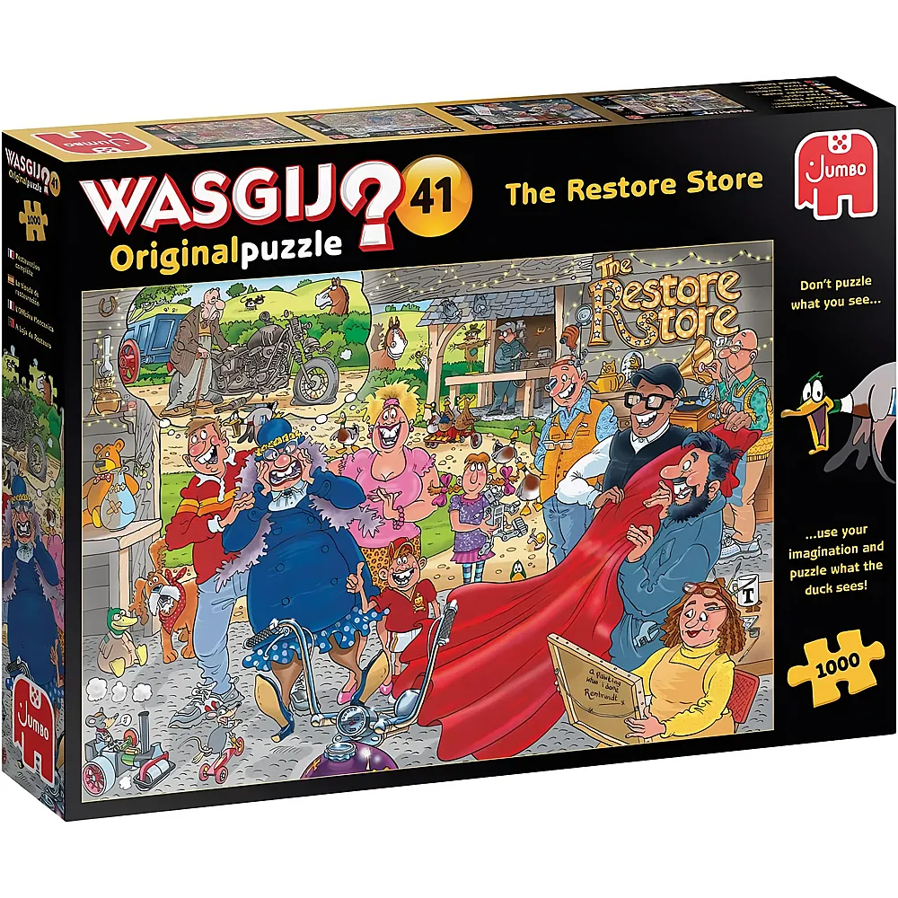 Jumbo Puzzle Original WASGIJ Aus alt mach neu 1000Teile