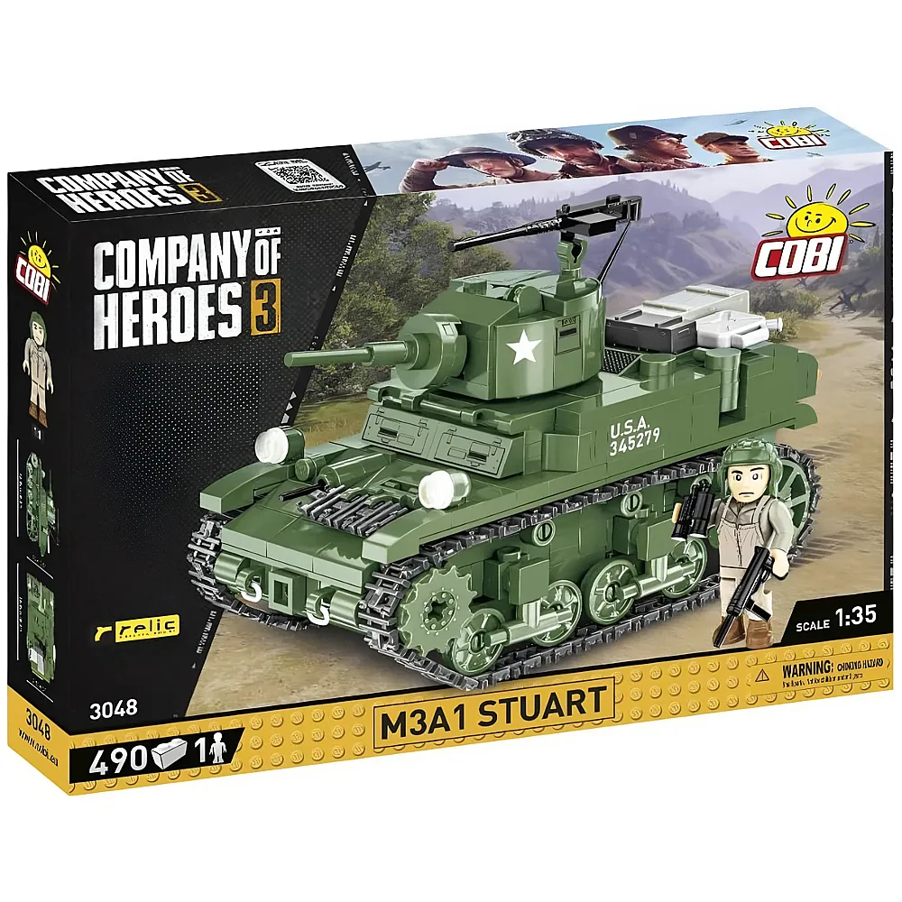 COBI Company of Heroes M3A1 Stuart 3048