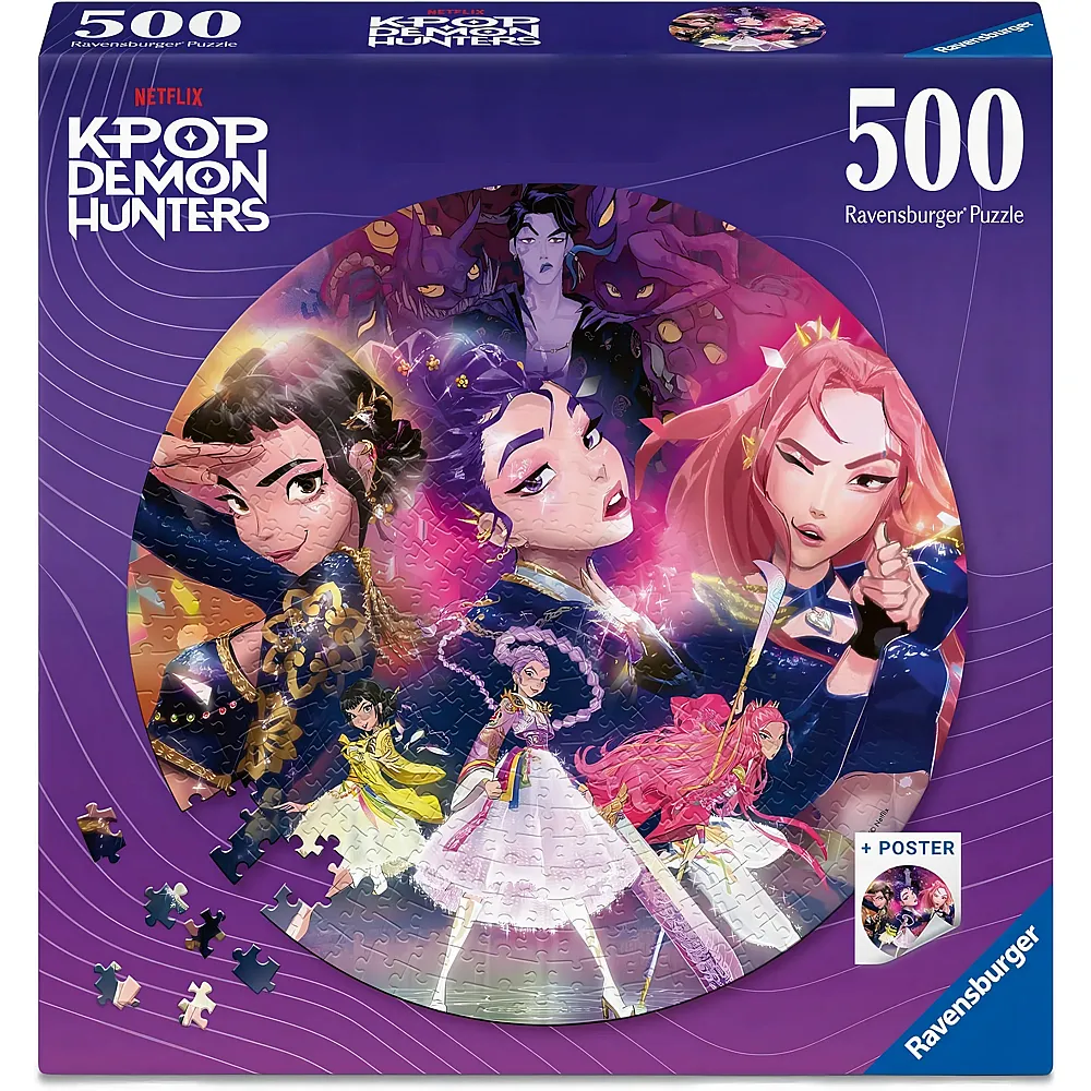 Ravensburger Puzzle K-Pop Demon Hunters 500Teile