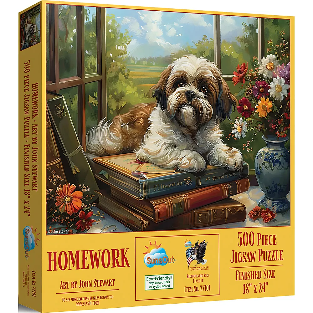 SunsOut Puzzle John Stewart Hausaufgabe - 500 Teile