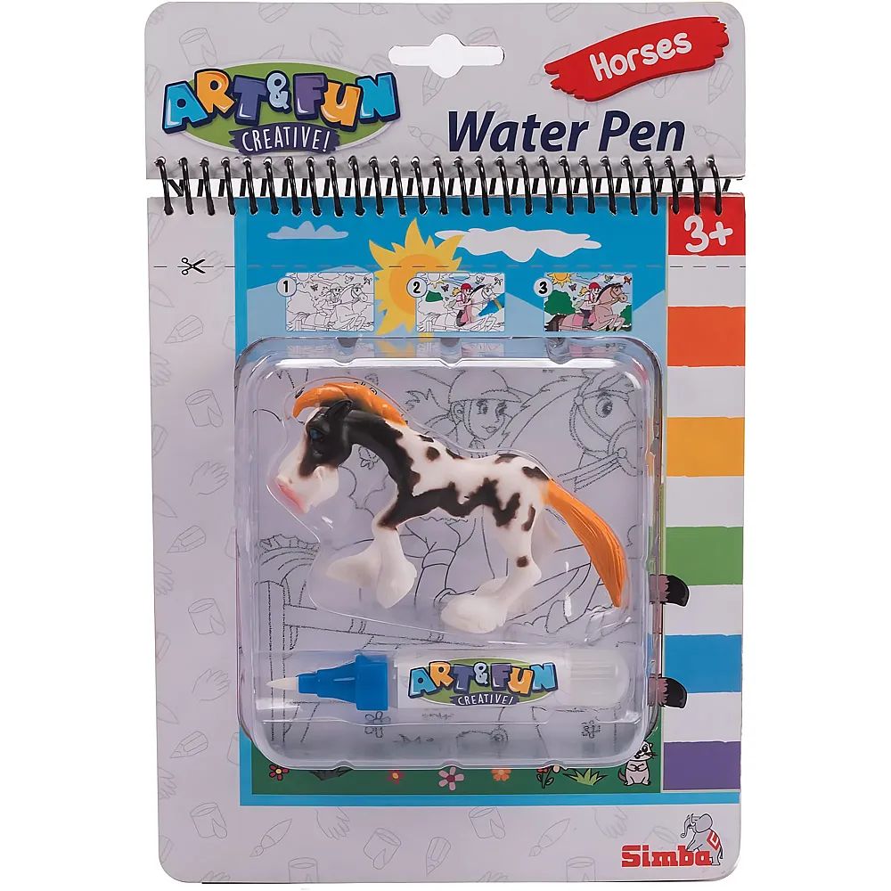 Simba Art & Fun Water Pen Pferde Malbuch