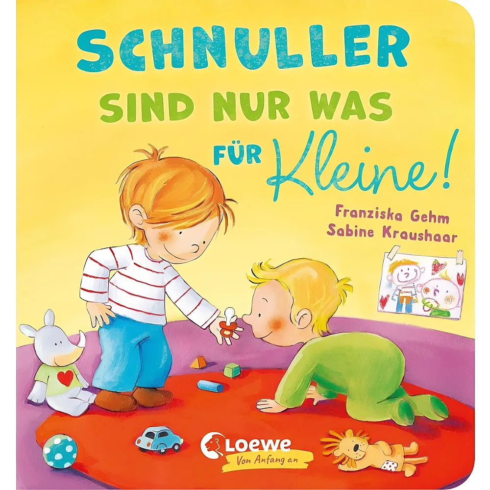 meinspielzeug - Loewe Schnuller sind nur was f�r Kleine | Papp-Bilderb�cher
