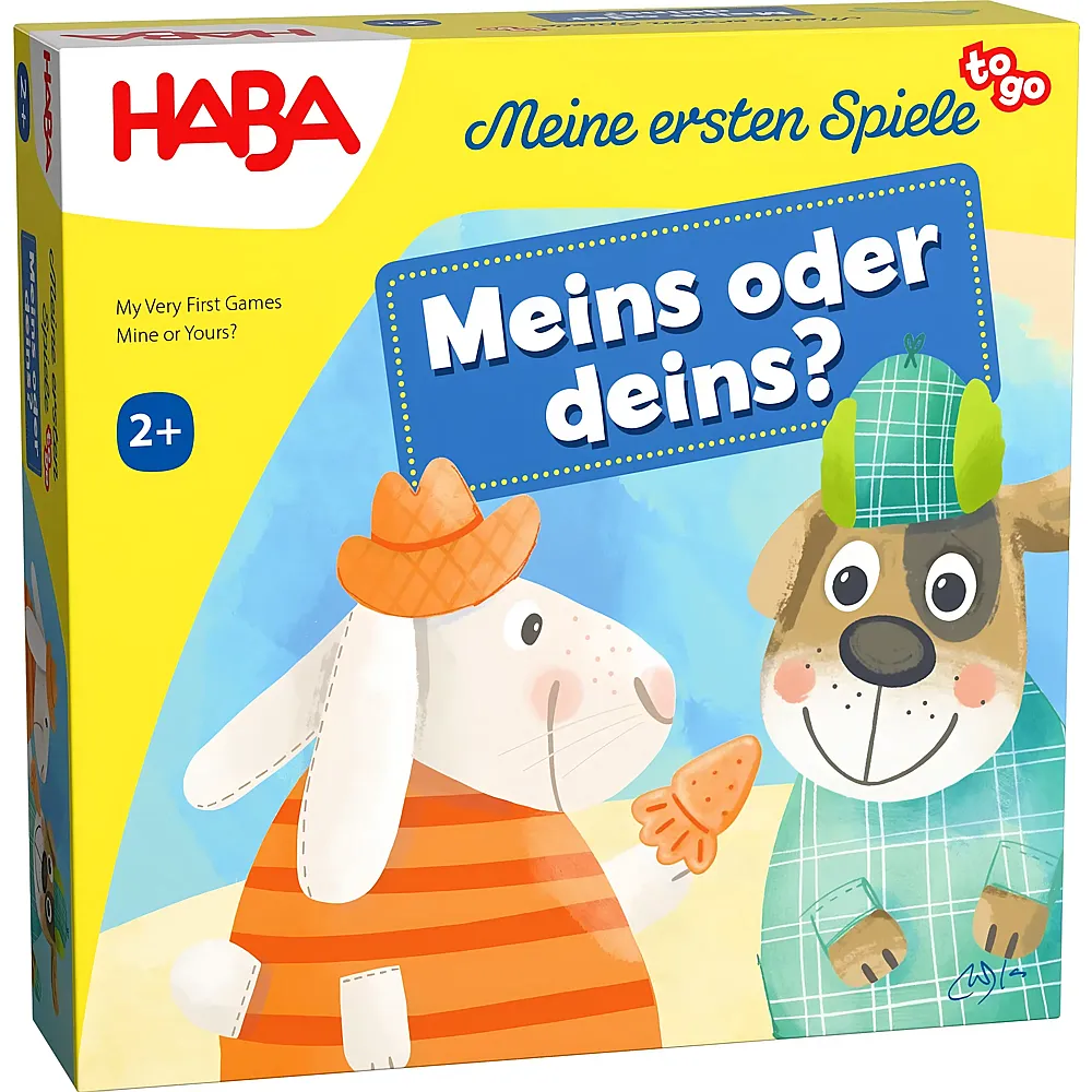 HABA Meine ersten Spiele To Go  Meins oder deins