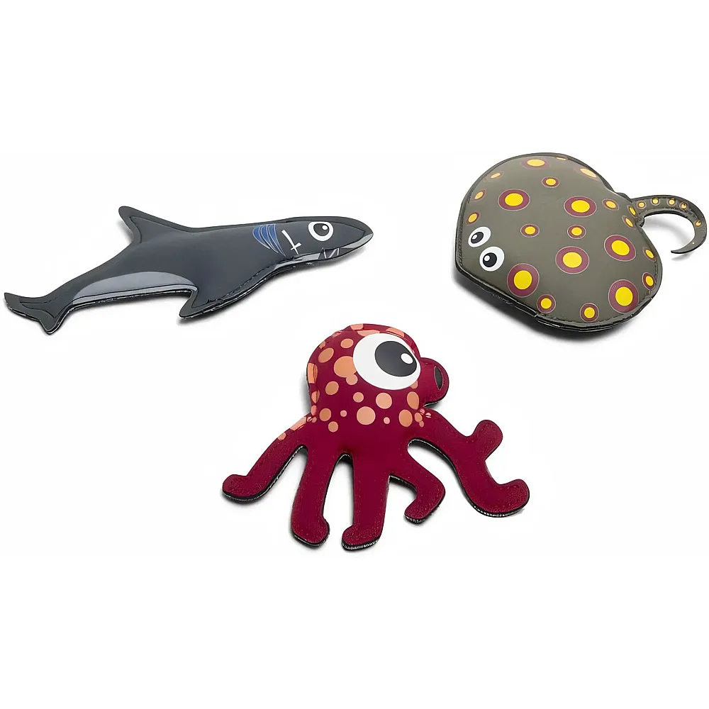 BS Toys Tauchtiere Meerestiere Hai, Ray und Tintenfisch