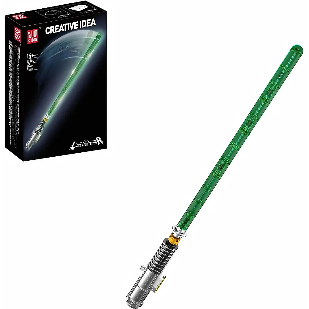 meinspielzeug - Mould King Creative Idea Luke Lightsaber 10140 | Klemmbausteine Weltraum